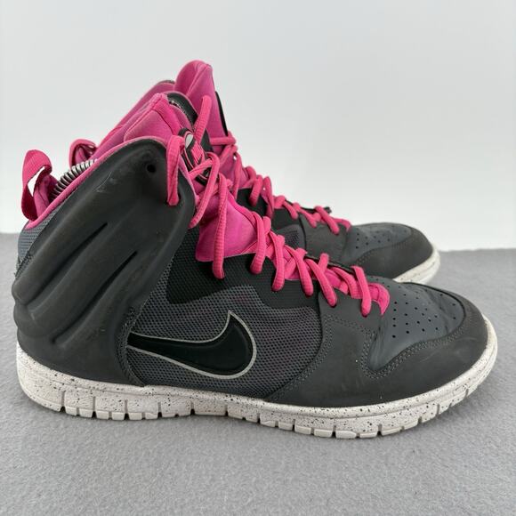 Nike Dunk Free Mens 8.5 Dark Grey/Hot Pink Basketball Sneakers 599466-002 - Picture 7 of 13